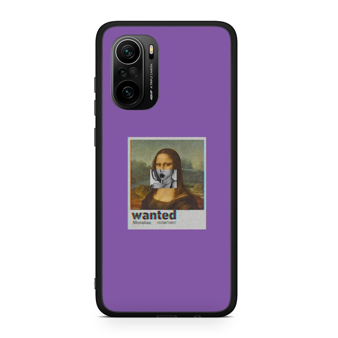 Xiaomi Mi 11i Monalisa Popart θήκη από τη Smartfits με σχέδιο στο πίσω μέρος και μαύρο περίβλημα | Smartphone case with colorful back and black bezels by Smartfits