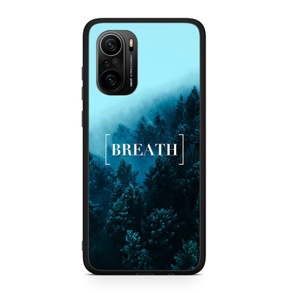 Xiaomi Mi 11i Breath Quote θήκη από τη Smartfits με σχέδιο στο πίσω μέρος και μαύρο περίβλημα | Smartphone case with colorful back and black bezels by Smartfits