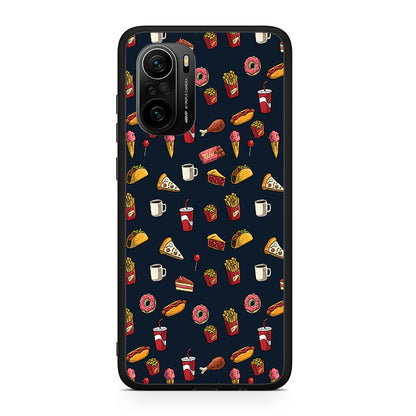 Xiaomi Poco F3 Hungry Random θήκη από τη Smartfits με σχέδιο στο πίσω μέρος και μαύρο περίβλημα | Smartphone case with colorful back and black bezels by Smartfits