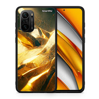 Thumbnail for Θήκη Xiaomi Poco F3 Real Gold από τη Smartfits με σχέδιο στο πίσω μέρος και μαύρο περίβλημα | Xiaomi Poco F3 Real Gold case with colorful back and black bezels
