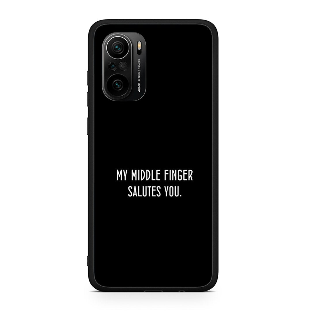 Xiaomi Poco F3 Salute θήκη από τη Smartfits με σχέδιο στο πίσω μέρος και μαύρο περίβλημα | Smartphone case with colorful back and black bezels by Smartfits