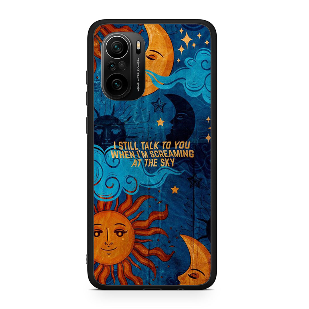 Xiaomi Poco F3 Screaming Sky θήκη από τη Smartfits με σχέδιο στο πίσω μέρος και μαύρο περίβλημα | Smartphone case with colorful back and black bezels by Smartfits