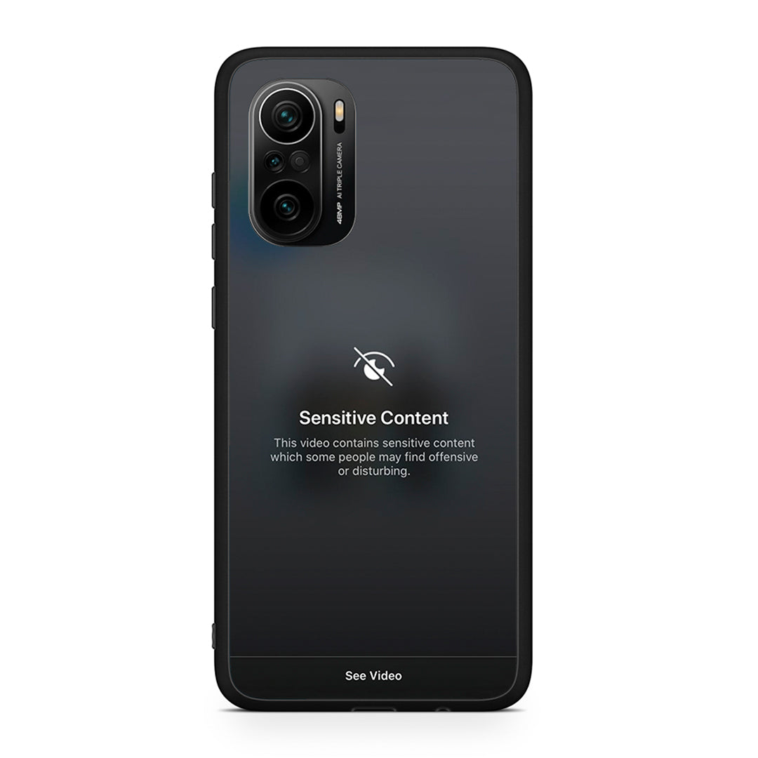 Xiaomi Poco F3 Sensitive Content θήκη από τη Smartfits με σχέδιο στο πίσω μέρος και μαύρο περίβλημα | Smartphone case with colorful back and black bezels by Smartfits