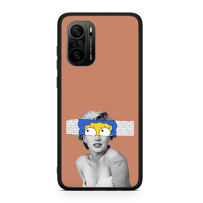 Xiaomi Poco F3 Sim Merilyn θήκη από τη Smartfits με σχέδιο στο πίσω μέρος και μαύρο περίβλημα | Smartphone case with colorful back and black bezels by Smartfits