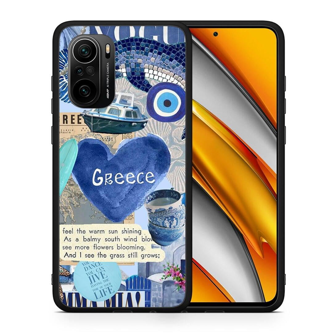 Θήκη Xiaomi Mi 11i Summer In Greece από τη Smartfits με σχέδιο στο πίσω μέρος και μαύρο περίβλημα | Xiaomi Mi 11i Summer In Greece case with colorful back and black bezels