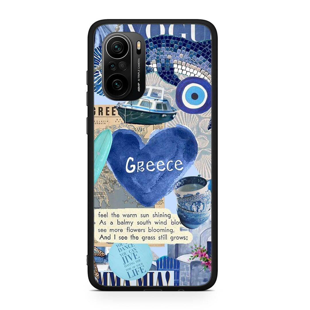Xiaomi Mi 11i Summer In Greece Θήκη από τη Smartfits με σχέδιο στο πίσω μέρος και μαύρο περίβλημα | Smartphone case with colorful back and black bezels by Smartfits