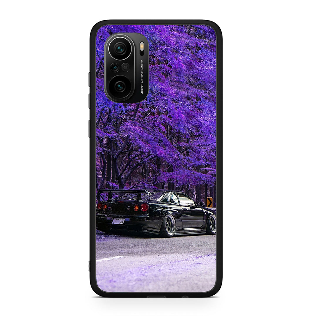 Xiaomi Poco F3 Super Car Θήκη Αγίου Βαλεντίνου από τη Smartfits με σχέδιο στο πίσω μέρος και μαύρο περίβλημα | Smartphone case with colorful back and black bezels by Smartfits