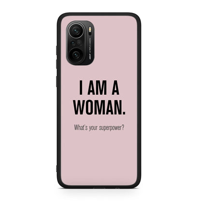 Xiaomi Mi 11i Superpower Woman θήκη από τη Smartfits με σχέδιο στο πίσω μέρος και μαύρο περίβλημα | Smartphone case with colorful back and black bezels by Smartfits