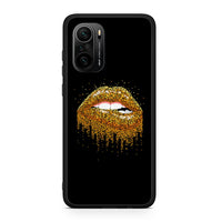 Thumbnail for Xiaomi Poco F3 Golden Valentine θήκη από τη Smartfits με σχέδιο στο πίσω μέρος και μαύρο περίβλημα | Smartphone case with colorful back and black bezels by Smartfits