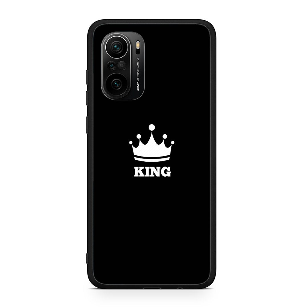 Xiaomi Poco F3 King Valentine θήκη από τη Smartfits με σχέδιο στο πίσω μέρος και μαύρο περίβλημα | Smartphone case with colorful back and black bezels by Smartfits