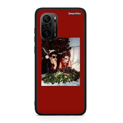 Xiaomi Poco F3 Waiting For Xmas θήκη από τη Smartfits με σχέδιο στο πίσω μέρος και μαύρο περίβλημα | Smartphone case with colorful back and black bezels by Smartfits
