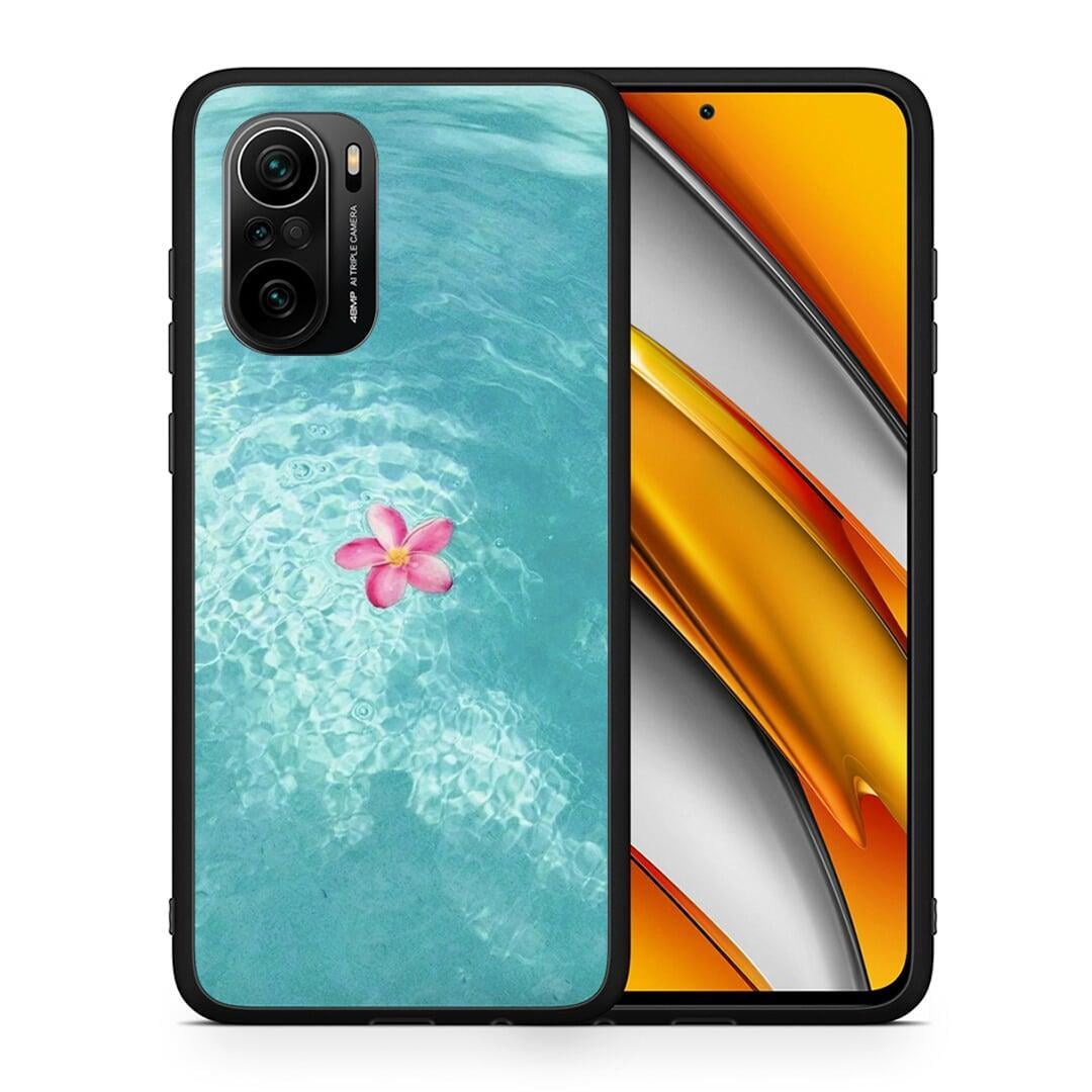 Θήκη Xiaomi Mi 11i Water Flower από τη Smartfits με σχέδιο στο πίσω μέρος και μαύρο περίβλημα | Xiaomi Mi 11i Water Flower case with colorful back and black bezels