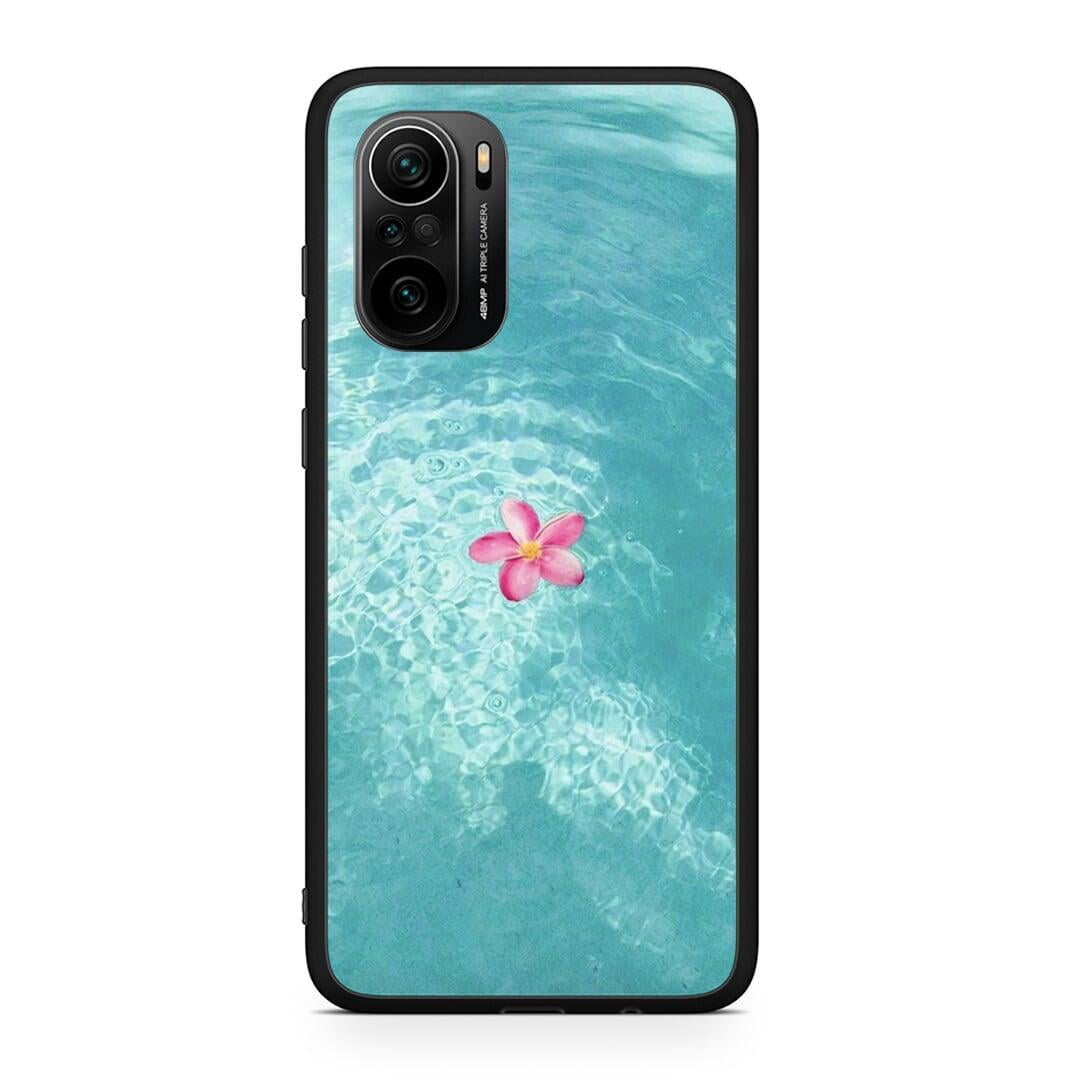 Xiaomi Mi 11i Water Flower Θήκη από τη Smartfits με σχέδιο στο πίσω μέρος και μαύρο περίβλημα | Smartphone case with colorful back and black bezels by Smartfits