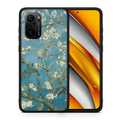 Θήκη Xiaomi Mi 11i White Blossoms από τη Smartfits με σχέδιο στο πίσω μέρος και μαύρο περίβλημα | Xiaomi Mi 11i White Blossoms case with colorful back and black bezels