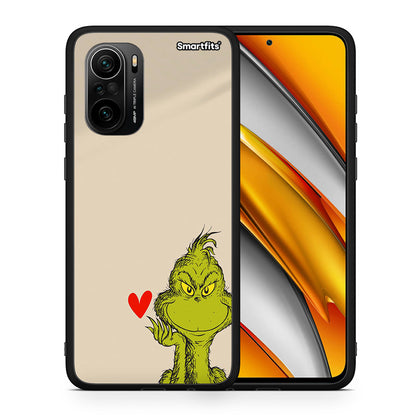 Θήκη Xiaomi Mi 11i Xmas Grinch από τη Smartfits με σχέδιο στο πίσω μέρος και μαύρο περίβλημα | Xiaomi Mi 11i Xmas Grinch case with colorful back and black bezels