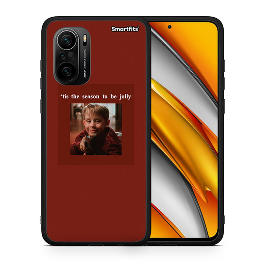 Θήκη Xiaomi Poco F3 Xmas Ultimate Spirit από τη Smartfits με σχέδιο στο πίσω μέρος και μαύρο περίβλημα | Xiaomi Poco F3 Xmas Ultimate Spirit case with colorful back and black bezels