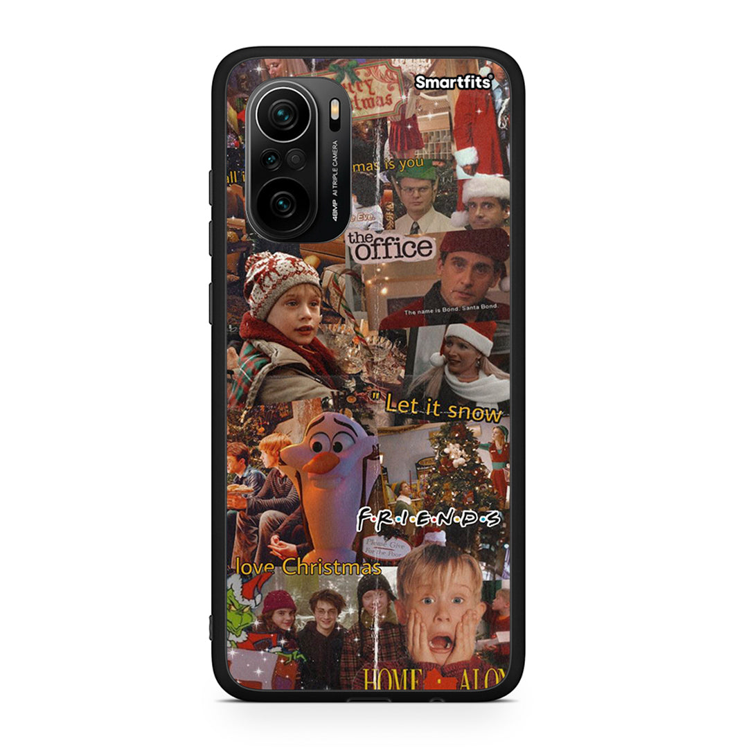 Xiaomi Mi 11i Xmas Wishes θήκη από τη Smartfits με σχέδιο στο πίσω μέρος και μαύρο περίβλημα | Smartphone case with colorful back and black bezels by Smartfits