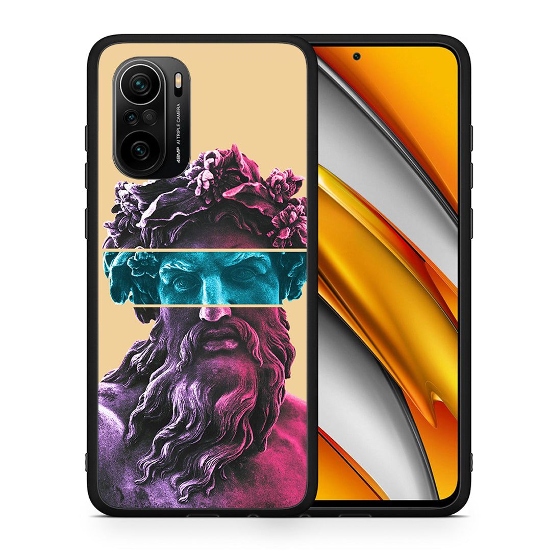 Θήκη Αγίου Βαλεντίνου Xiaomi Mi 11i Zeus Art από τη Smartfits με σχέδιο στο πίσω μέρος και μαύρο περίβλημα | Xiaomi Mi 11i Zeus Art case with colorful back and black bezels