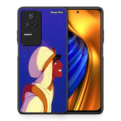 Θήκη Xiaomi Poco F4 / Redmi K40S Alladin And Jasmine Love 1 από τη Smartfits με σχέδιο στο πίσω μέρος και μαύρο περίβλημα | Xiaomi Poco F4 / Redmi K40S Alladin And Jasmine Love 1 case with colorful back and black bezels