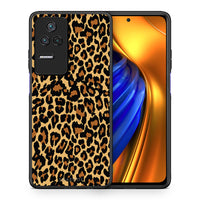 Thumbnail for Θήκη Xiaomi Poco F4 / Redmi K40S Leopard Animal από τη Smartfits με σχέδιο στο πίσω μέρος και μαύρο περίβλημα | Xiaomi Poco F4 / Redmi K40S Leopard Animal case with colorful back and black bezels
