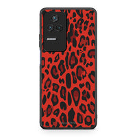 Thumbnail for 4 - Xiaomi Poco F4 / Redmi K40S Red Leopard Animal case, cover, bumper