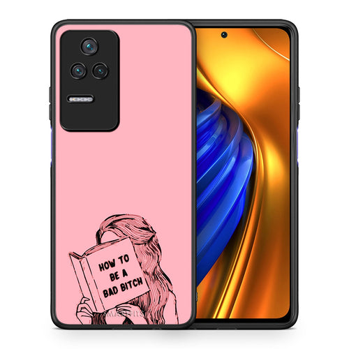 Θήκη Xiaomi Poco F4 / Redmi K40S Bad Bitch από τη Smartfits με σχέδιο στο πίσω μέρος και μαύρο περίβλημα | Xiaomi Poco F4 / Redmi K40S Bad Bitch case with colorful back and black bezels