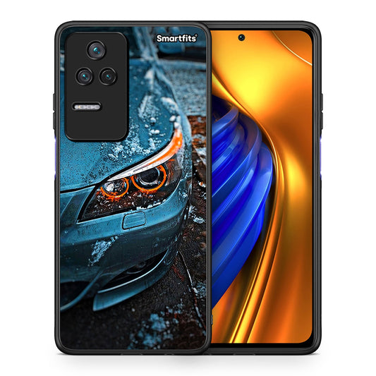 Θήκη Xiaomi Poco F4 / Redmi K40S Bmw E60 από τη Smartfits με σχέδιο στο πίσω μέρος και μαύρο περίβλημα | Xiaomi Poco F4 / Redmi K40S Bmw E60 case with colorful back and black bezels