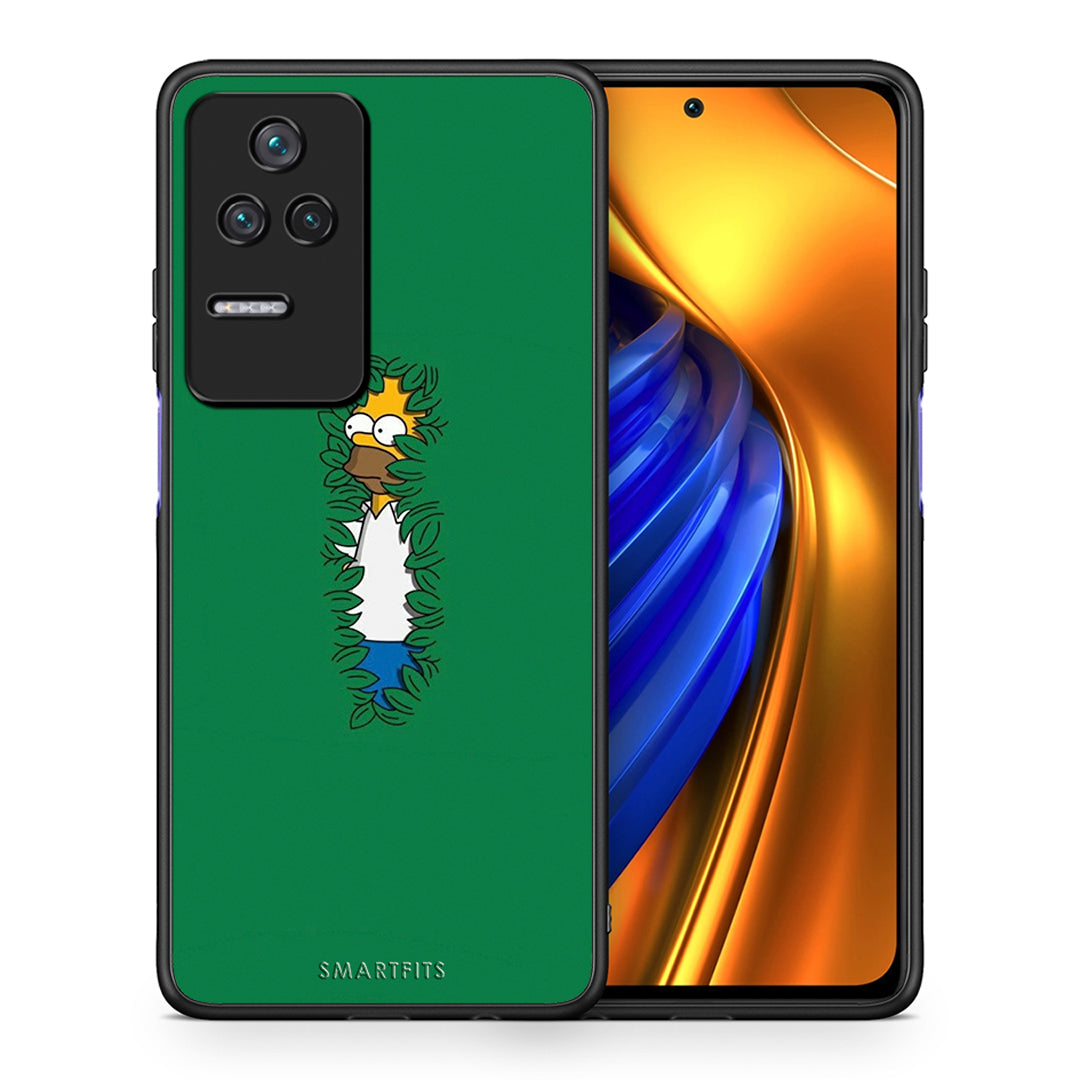 Θήκη Αγίου Βαλεντίνου Xiaomi Poco F4 / Redmi K40S Bush Man από τη Smartfits με σχέδιο στο πίσω μέρος και μαύρο περίβλημα | Xiaomi Poco F4 / Redmi K40S Bush Man case with colorful back and black bezels