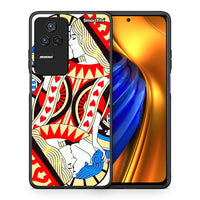 Thumbnail for Θήκη Xiaomi Poco F4 / Redmi K40S Card Love από τη Smartfits με σχέδιο στο πίσω μέρος και μαύρο περίβλημα | Xiaomi Poco F4 / Redmi K40S Card Love case with colorful back and black bezels