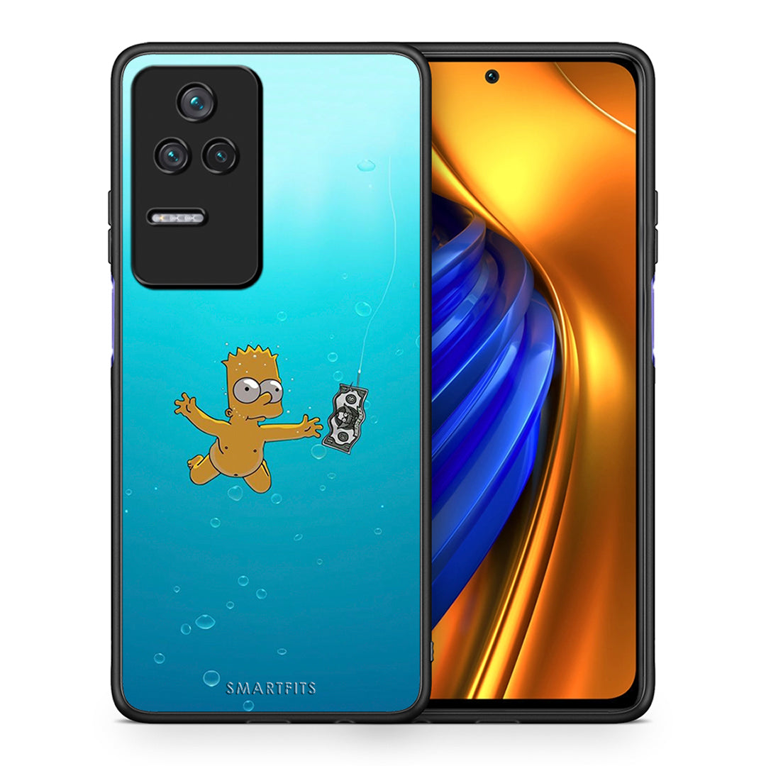 Θήκη Xiaomi Poco F4 / Redmi K40S Chasing Money από τη Smartfits με σχέδιο στο πίσω μέρος και μαύρο περίβλημα | Xiaomi Poco F4 / Redmi K40S Chasing Money case with colorful back and black bezels