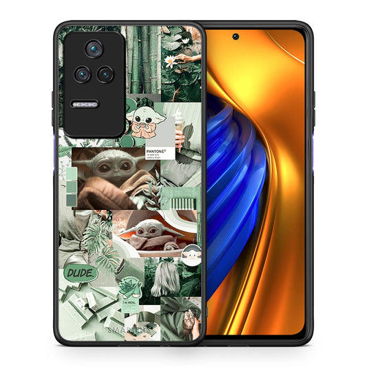 Θήκη Αγίου Βαλεντίνου Xiaomi Poco F4 / Redmi K40S Collage Dude από τη Smartfits με σχέδιο στο πίσω μέρος και μαύρο περίβλημα | Xiaomi Poco F4 / Redmi K40S Collage Dude case with colorful back and black bezels