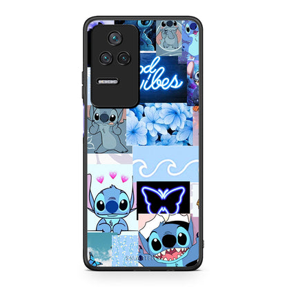 Xiaomi Poco F4 / Redmi K40S Collage Good Vibes Θήκη Αγίου Βαλεντίνου από τη Smartfits με σχέδιο στο πίσω μέρος και μαύρο περίβλημα | Smartphone case with colorful back and black bezels by Smartfits