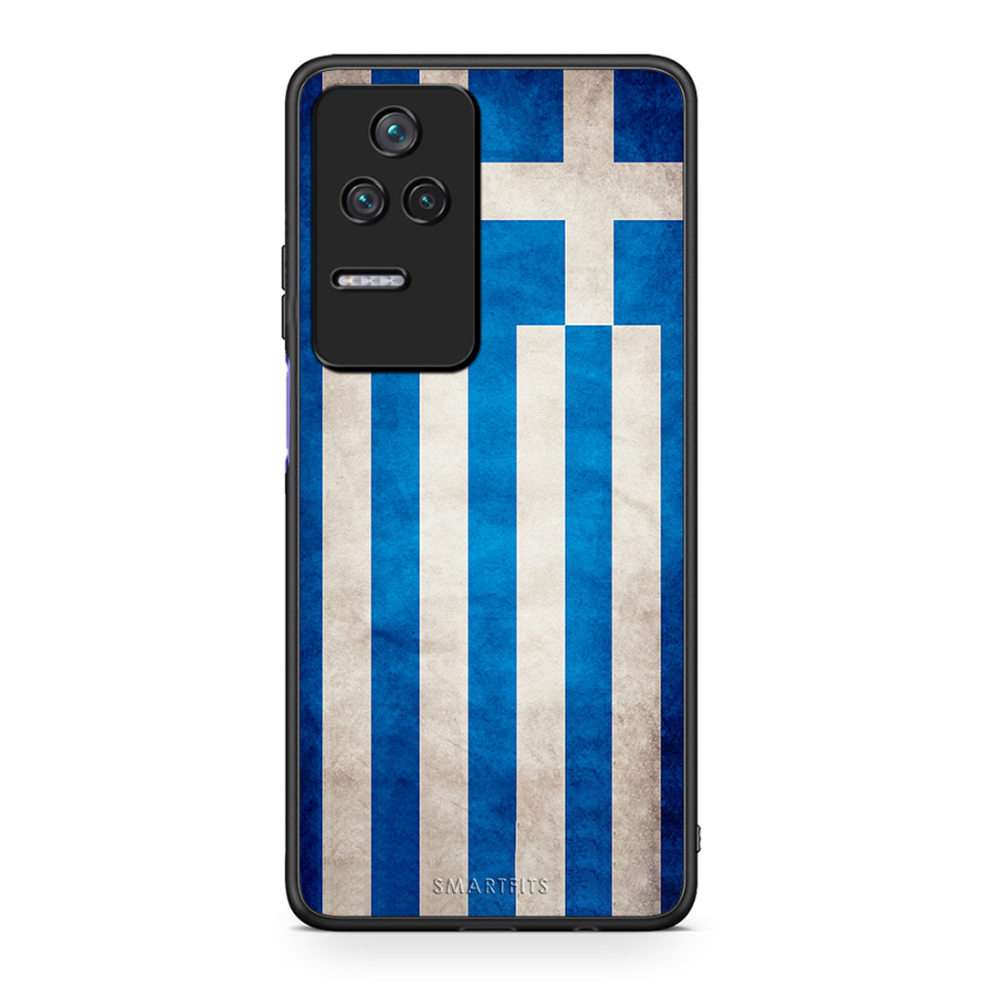 4 - Xiaomi Poco F4 / Redmi K40S Greeek Flag case, cover, bumper