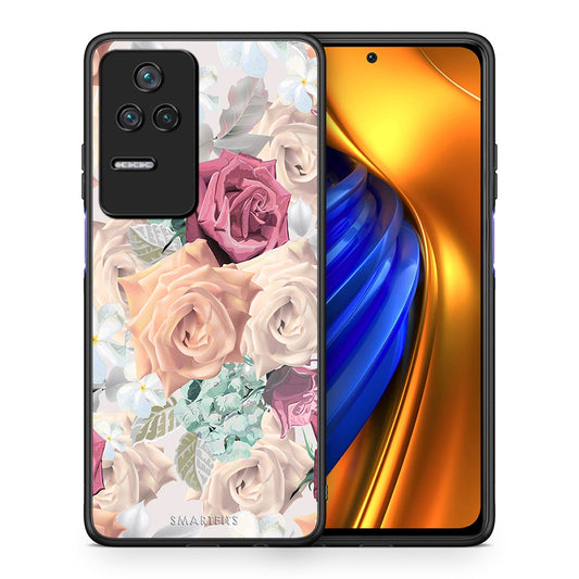 Θήκη Xiaomi Poco F4 / Redmi K40S Bouquet Floral από τη Smartfits με σχέδιο στο πίσω μέρος και μαύρο περίβλημα | Xiaomi Poco F4 / Redmi K40S Bouquet Floral case with colorful back and black bezels
