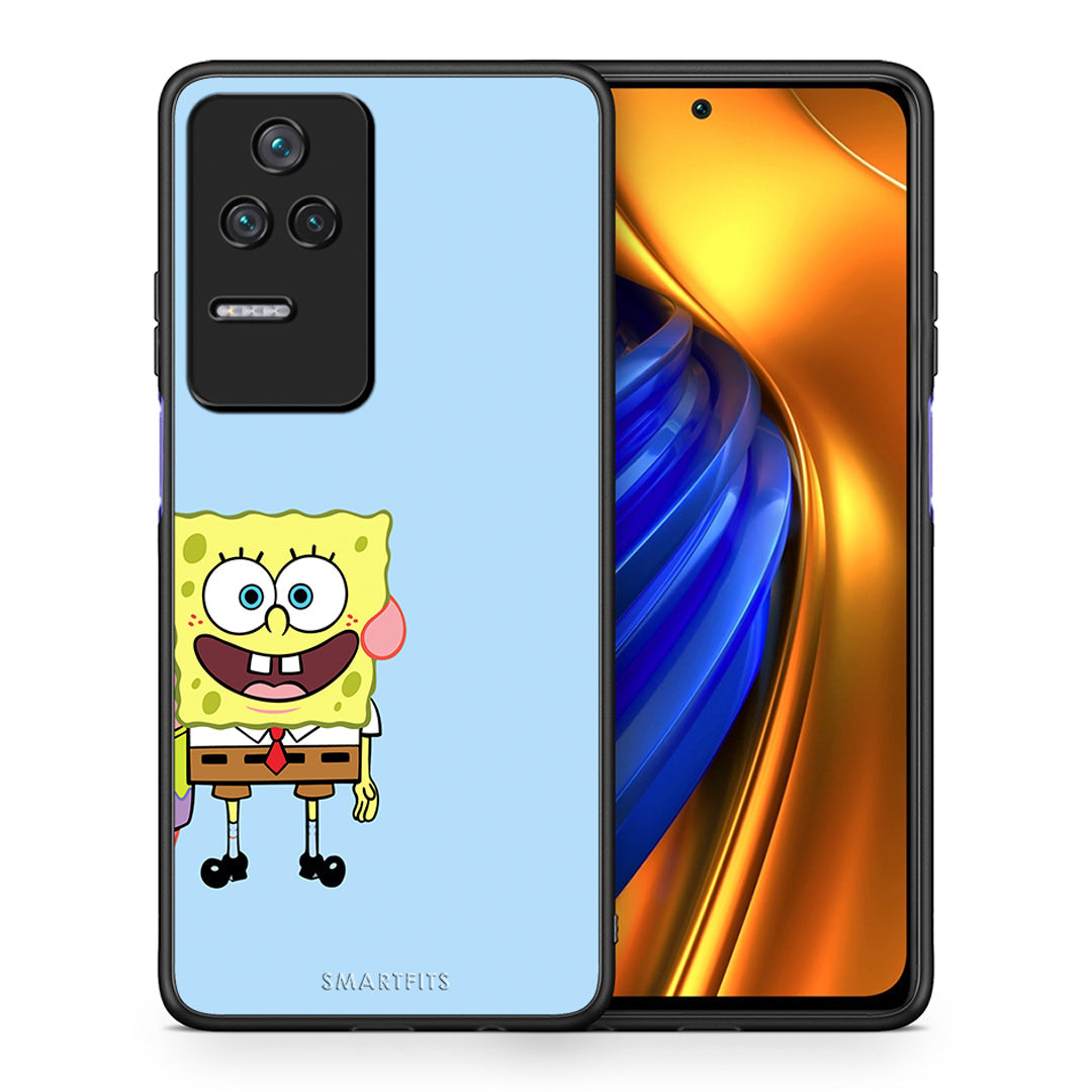 Θήκη Xiaomi Poco F4 / Redmi K40S Friends Bob από τη Smartfits με σχέδιο στο πίσω μέρος και μαύρο περίβλημα | Xiaomi Poco F4 / Redmi K40S Friends Bob case with colorful back and black bezels