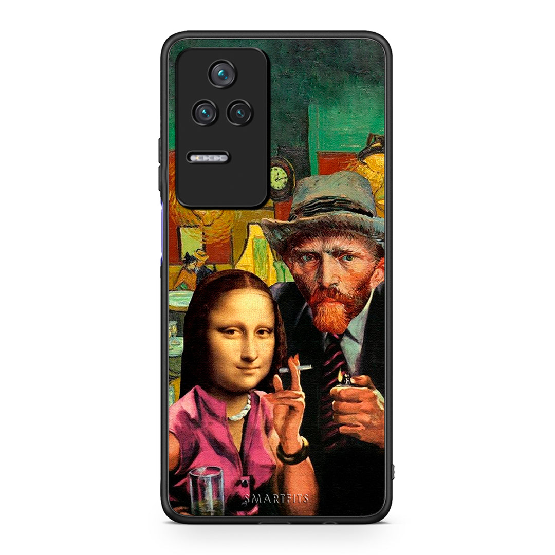 Xiaomi Poco F4 / Redmi K40S Funny Art θήκη από τη Smartfits με σχέδιο στο πίσω μέρος και μαύρο περίβλημα | Smartphone case with colorful back and black bezels by Smartfits