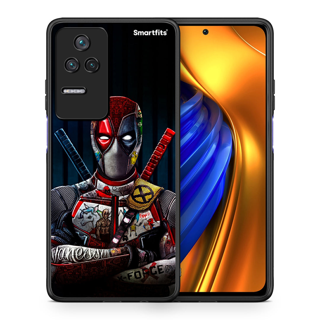 Θήκη Xiaomi Poco F4 / Redmi K40S Funny Guy από τη Smartfits με σχέδιο στο πίσω μέρος και μαύρο περίβλημα | Xiaomi Poco F4 / Redmi K40S Funny Guy case with colorful back and black bezels