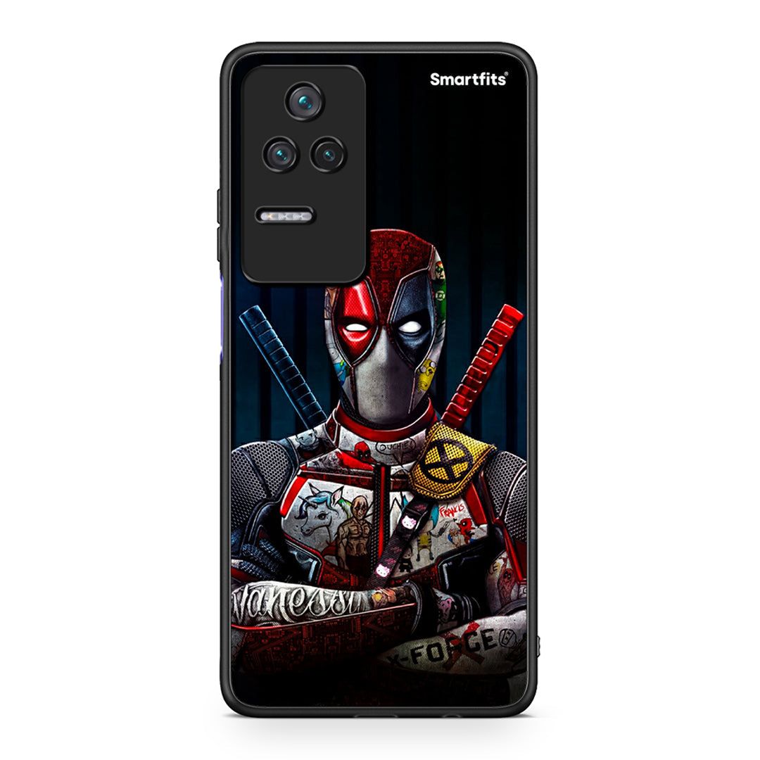 Xiaomi Poco F4 / Redmi K40S Funny Guy θήκη από τη Smartfits με σχέδιο στο πίσω μέρος και μαύρο περίβλημα | Smartphone case with colorful back and black bezels by Smartfits