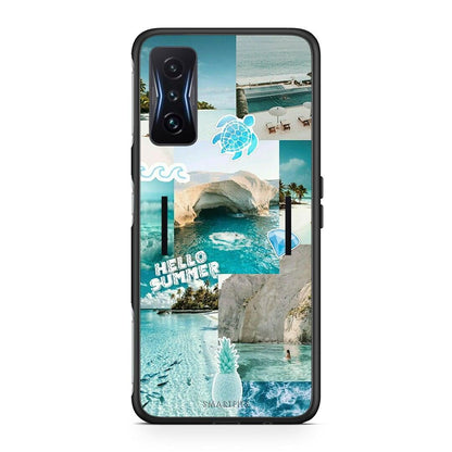 Xiaomi Poco F4 GT Aesthetic Summer Θήκη από τη Smartfits με σχέδιο στο πίσω μέρος και μαύρο περίβλημα | Smartphone case with colorful back and black bezels by Smartfits