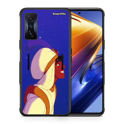 Θήκη Xiaomi Poco F4 GT Alladin And Jasmine Love 1 από τη Smartfits με σχέδιο στο πίσω μέρος και μαύρο περίβλημα | Xiaomi Poco F4 GT Alladin And Jasmine Love 1 case with colorful back and black bezels