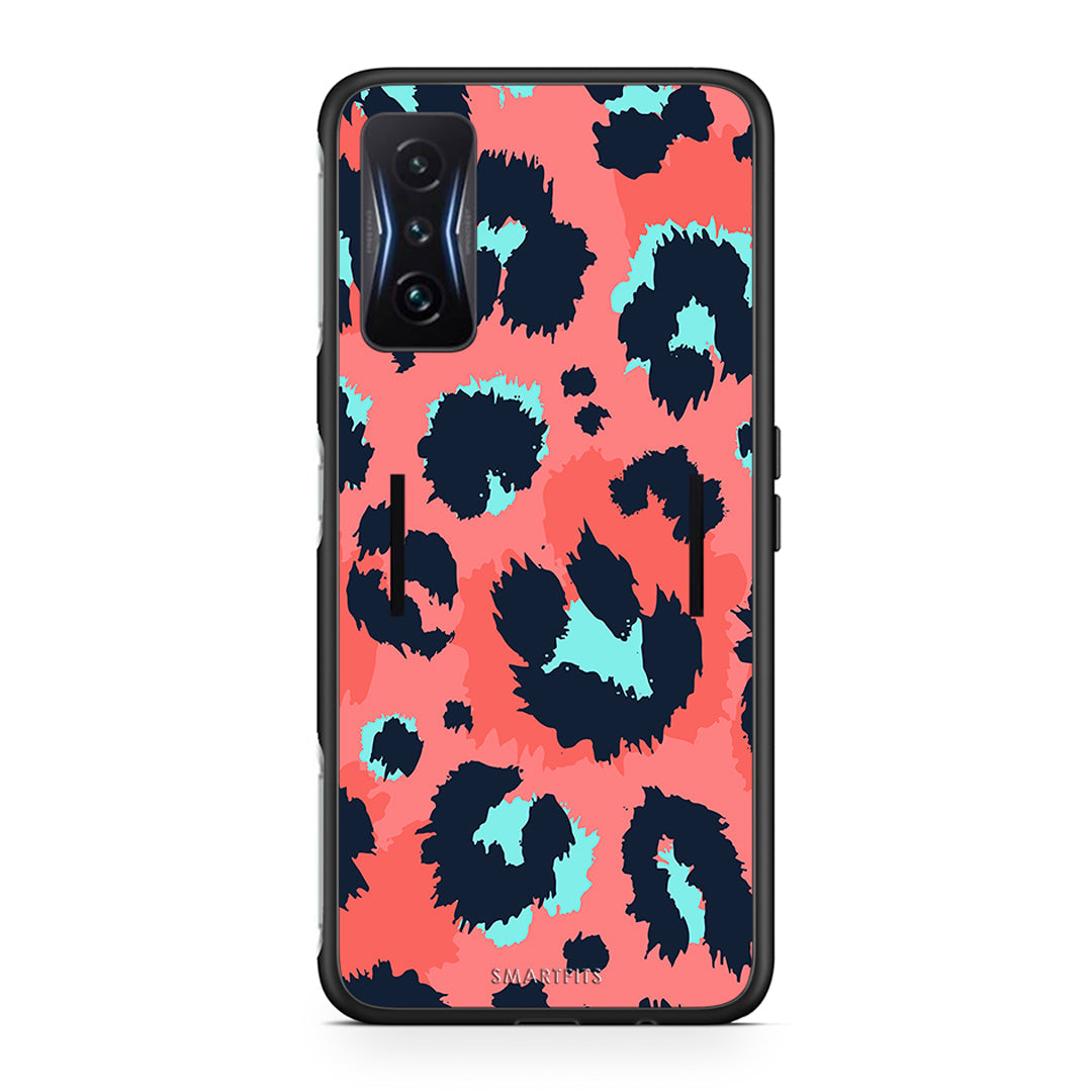 22 - Xiaomi Poco F4 GT Pink Leopard Animal case, cover, bumper