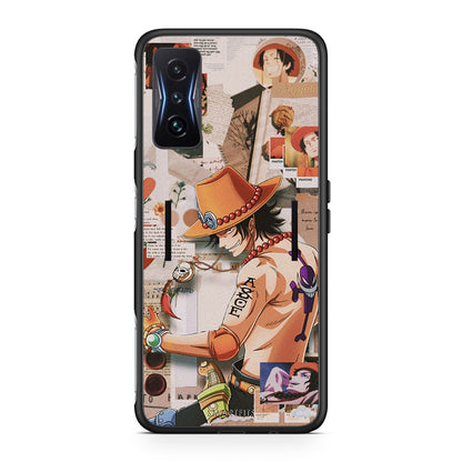 Xiaomi Poco F4 GT Anime Collage θήκη από τη Smartfits με σχέδιο στο πίσω μέρος και μαύρο περίβλημα | Smartphone case with colorful back and black bezels by Smartfits