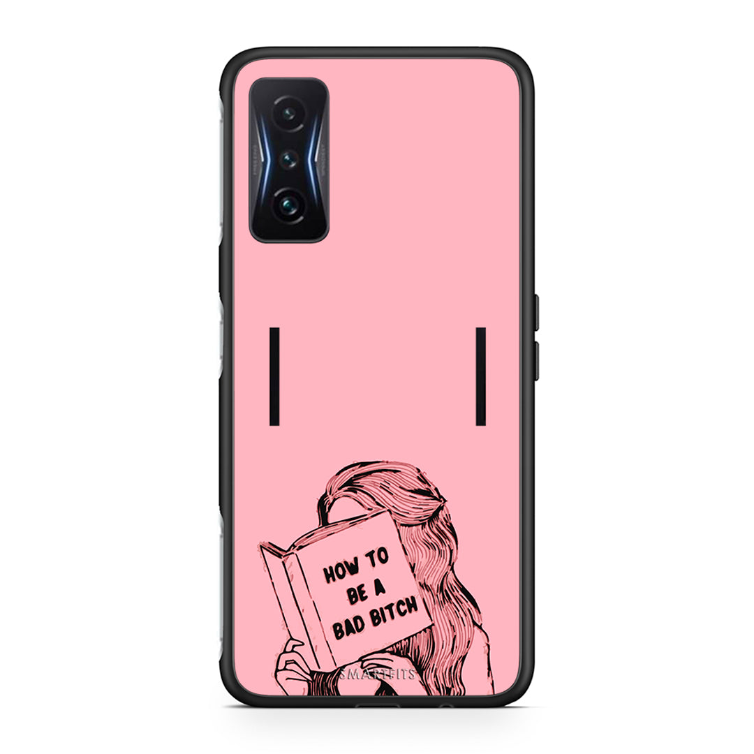 Xiaomi Poco F4 GT Bad Bitch θήκη από τη Smartfits με σχέδιο στο πίσω μέρος και μαύρο περίβλημα | Smartphone case with colorful back and black bezels by Smartfits