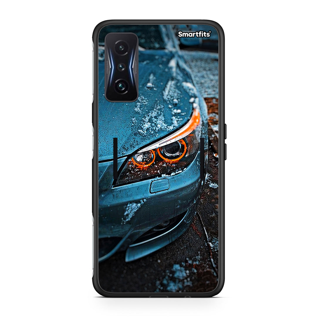 Xiaomi Poco F4 GT Bmw E60 θήκη από τη Smartfits με σχέδιο στο πίσω μέρος και μαύρο περίβλημα | Smartphone case with colorful back and black bezels by Smartfits