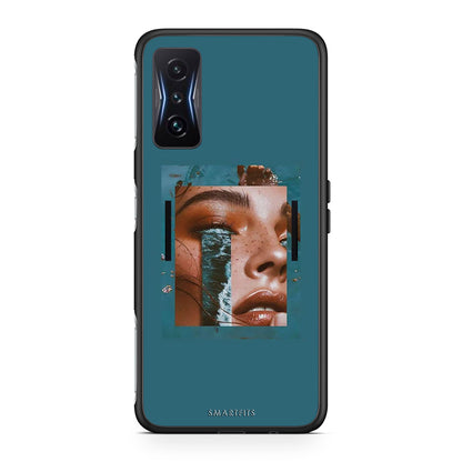 Xiaomi Poco F4 GT Cry An Ocean θήκη από τη Smartfits με σχέδιο στο πίσω μέρος και μαύρο περίβλημα | Smartphone case with colorful back and black bezels by Smartfits