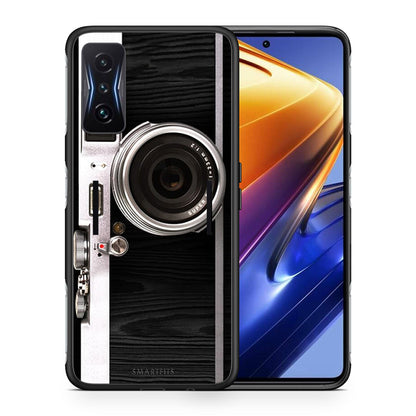 Θήκη Xiaomi Poco F4 GT Emily In Paris από τη Smartfits με σχέδιο στο πίσω μέρος και μαύρο περίβλημα | Xiaomi Poco F4 GT Emily In Paris case with colorful back and black bezels