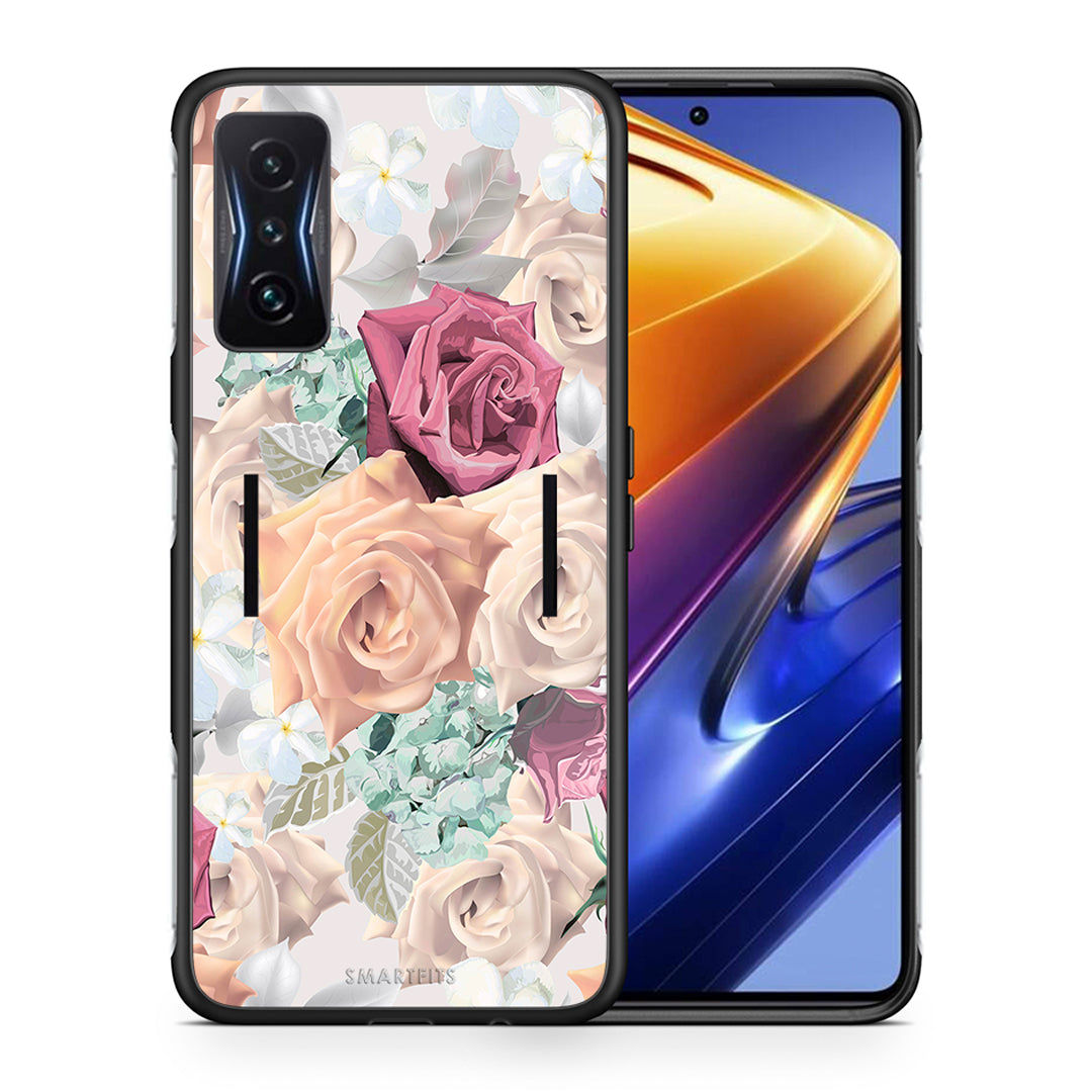 Θήκη Xiaomi Poco F4 GT Bouquet Floral από τη Smartfits με σχέδιο στο πίσω μέρος και μαύρο περίβλημα | Xiaomi Poco F4 GT Bouquet Floral case with colorful back and black bezels