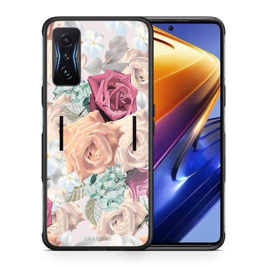 Θήκη Xiaomi Poco F4 GT Bouquet Floral από τη Smartfits με σχέδιο στο πίσω μέρος και μαύρο περίβλημα | Xiaomi Poco F4 GT Bouquet Floral case with colorful back and black bezels