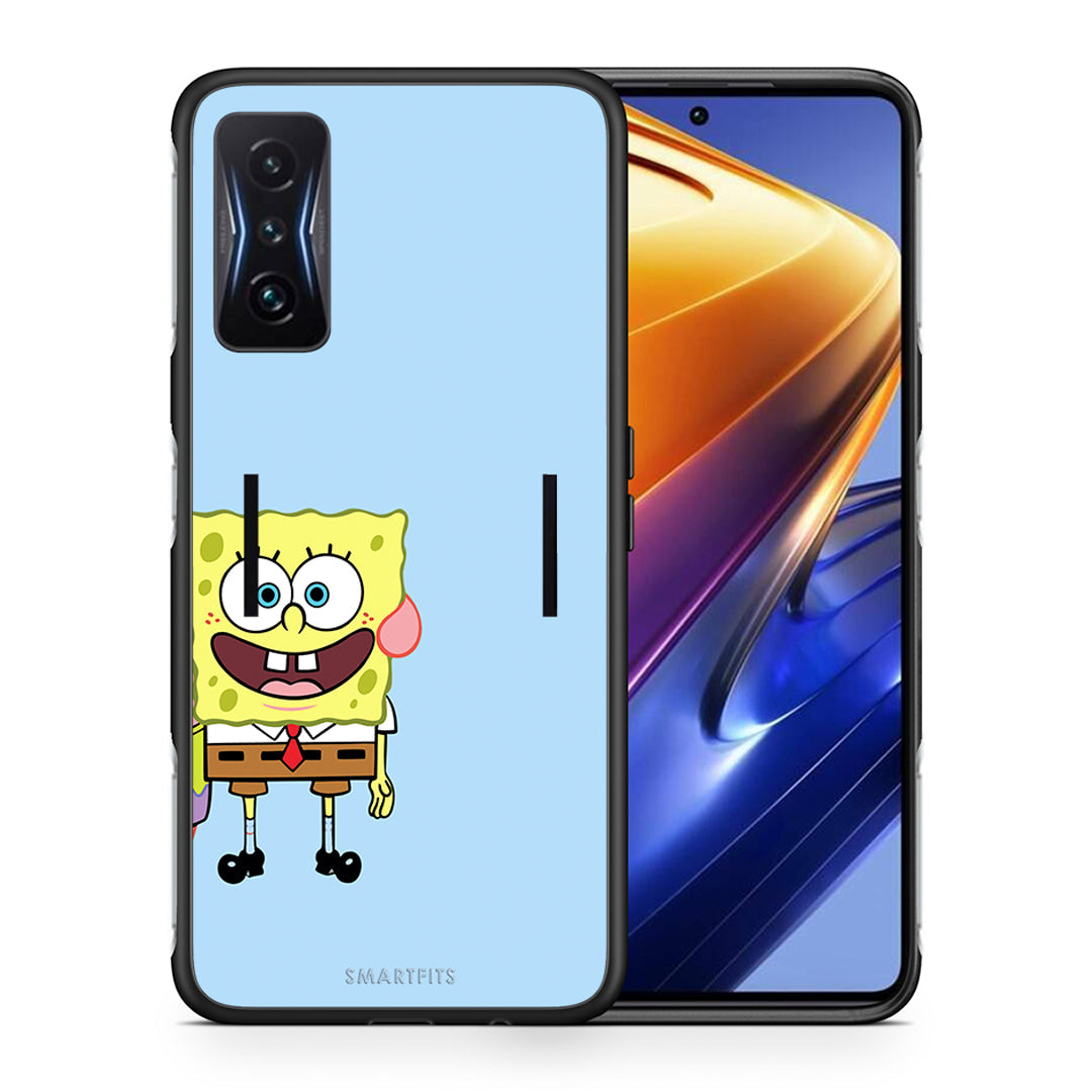 Θήκη Xiaomi Poco F4 GT Friends Bob από τη Smartfits με σχέδιο στο πίσω μέρος και μαύρο περίβλημα | Xiaomi Poco F4 GT Friends Bob case with colorful back and black bezels