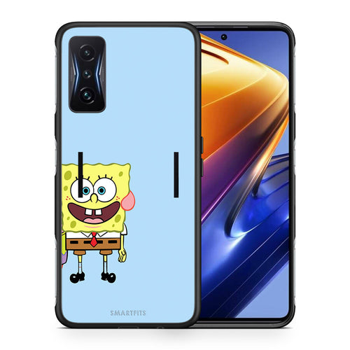Θήκη Xiaomi Poco F4 GT Friends Bob από τη Smartfits με σχέδιο στο πίσω μέρος και μαύρο περίβλημα | Xiaomi Poco F4 GT Friends Bob case with colorful back and black bezels